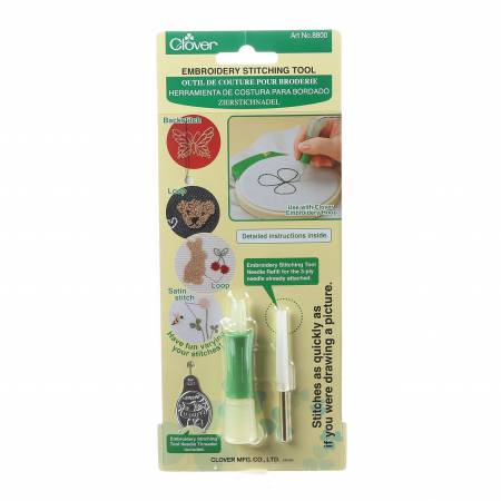 Embroidery Stitching - Punchneedle Tool -- Clover