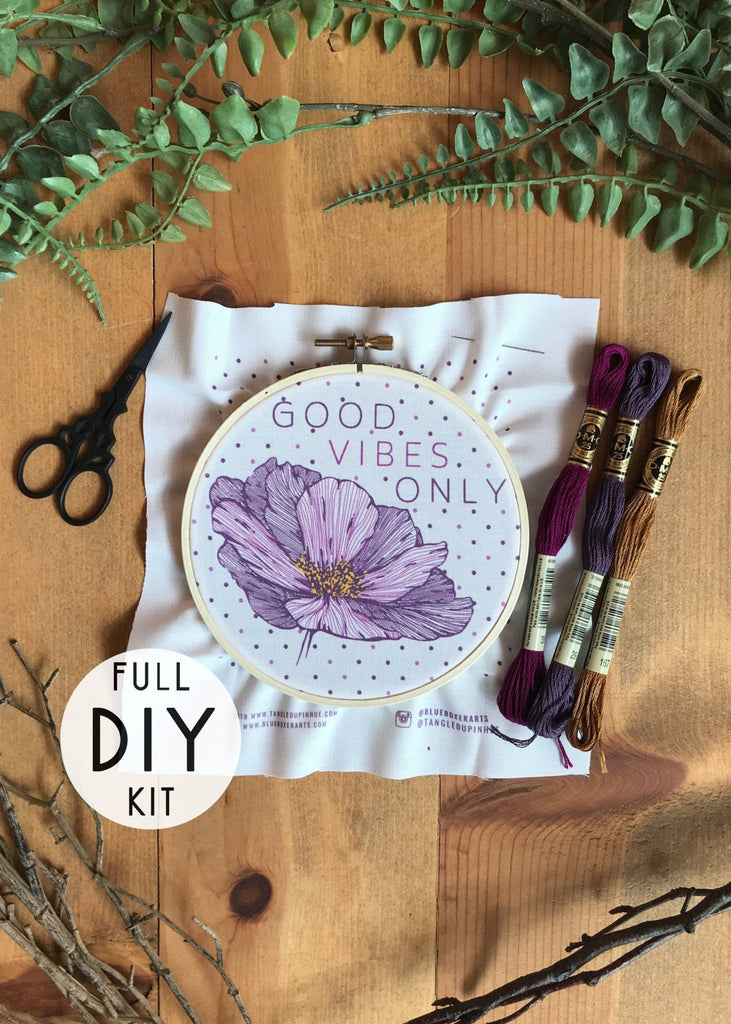 DIY Stitch Kit - Good Vibes Only