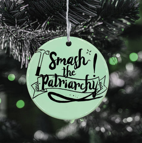 Smash the Patriarchy Ornament
