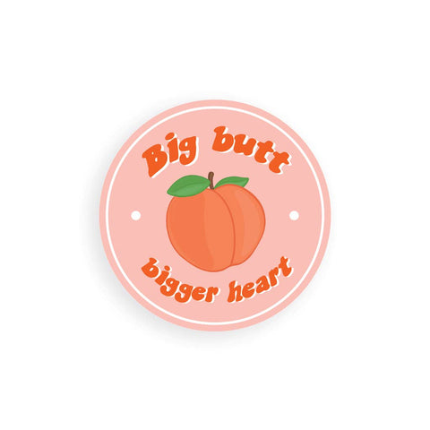 Big butt sticker