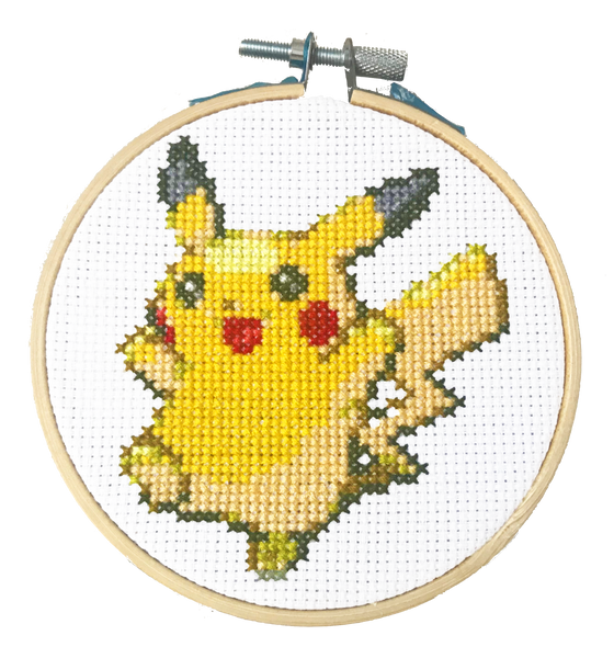 Pikachu - DIY Cross Stitch Kit