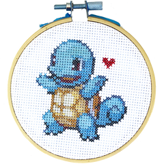 Squirtle Love - DIY Cross Stitch Kit