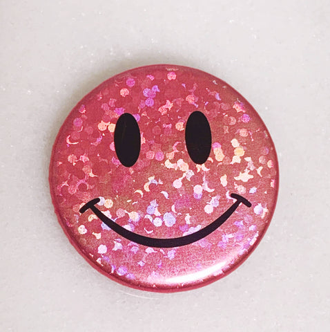 Smiley Face Button Pins