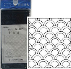 Sashiko Sampler Navy #207