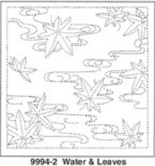 Sashiko Sampler Water & Leaves #14