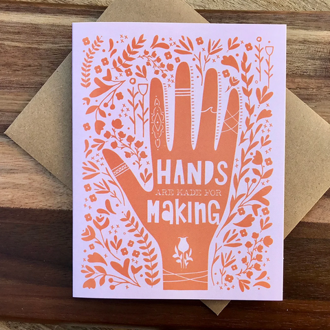 Hands are Made for Making - Gift Card
