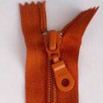 22" Zipper, Rust, Closed Bottom