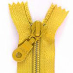 22" Zipper, Apple Green, Closed Bottom