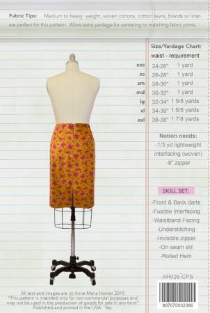 Anna Maria Simple Start Colored Pencil Skirt