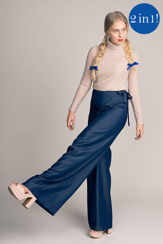 Astrid Wrap Pants & Shorts Sewing Pattern --- Named Clothing
