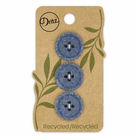 Button Stitch Blue 20 mm -- Dritz