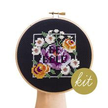 Be Bold Embroidery Kit --- Junebug and Darlin