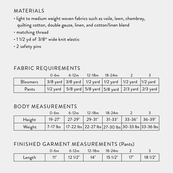 Wiksten Baby + Toddler Bloomer + Harem Pants