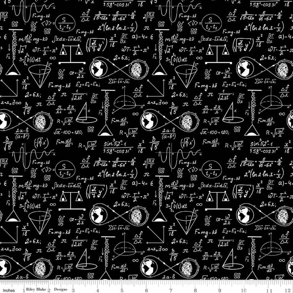 NASA Apollo 11 Astrophysics Black  -- Riley Blake