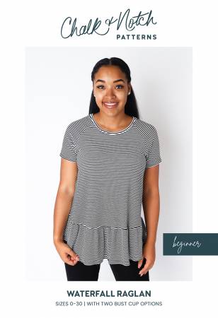 Waterfall Raglan Pattern -- Chalk & Notch
