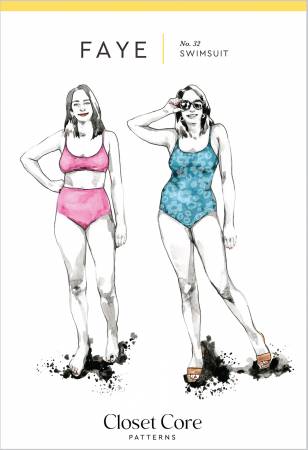 Faye Bathing Suit Pattern -- Close Core Patterns