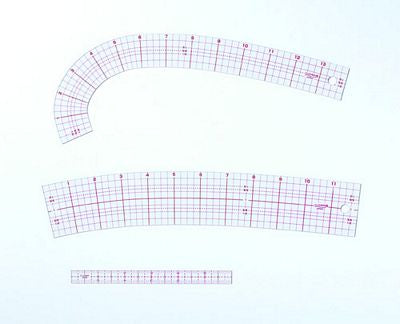 Curve Ruler Set with mini ruler