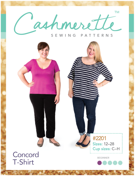 Concord T- Shirt Pattern #2201 by Cashmerette