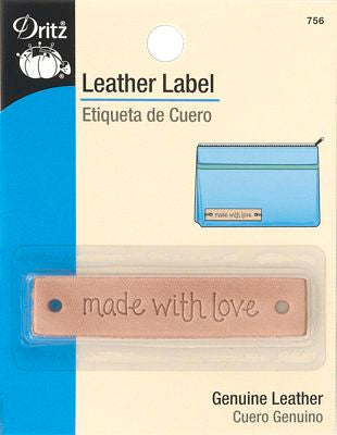 Made with Love Leather Label -- Dritz