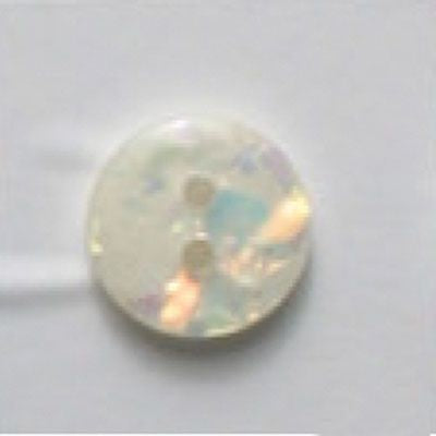 Dill Button 9/16 Pearly White Two Hole