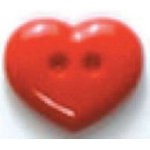 Dill Button -- Heart 13mm