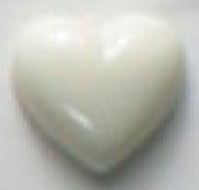 Dill Button -- White Heart