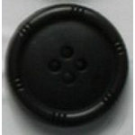 Fashion Buttons 7/8" Black -- Dill Buttons