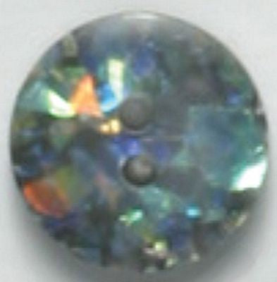Fashion Buttons 7/8" 2-hole Confetti glitter -- Dill Buttons
