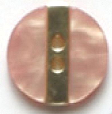 Dill Button 11/16 Pink with Metallic