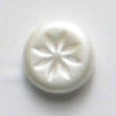 White 11mm Polyamide Button
