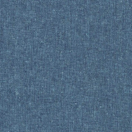 Essex Linen Yarn Dyed in Peacock --- Robert Kaufman Fabrics