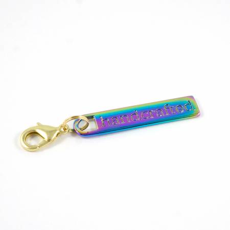 Zipper Pull Handcrafted In Rainbow -- Emmaline Bags