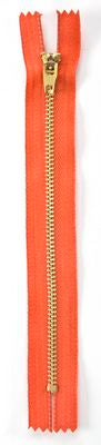 Fashion Jean Brass Zipper-9", Tango