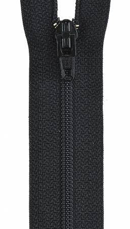 All-Purpose Polyester Coil Zipper 12in Black -- Coats & Clark