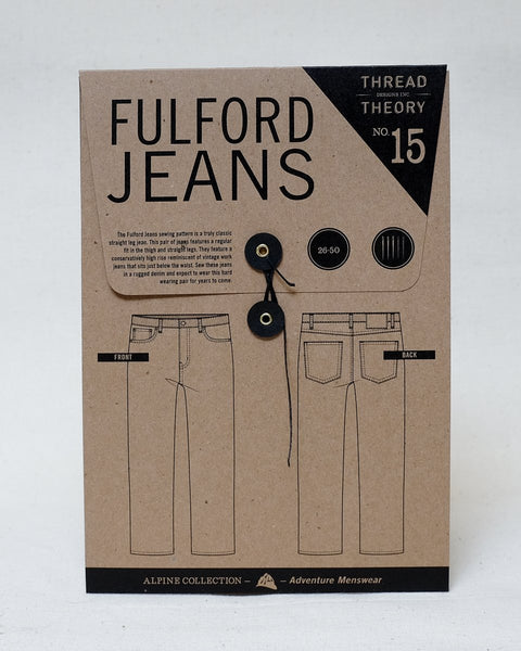 Fulford Jeans Sewing Pattern by Thread Theory