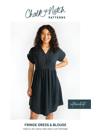 Fringe Dress Pattern -- Chalk & Notch