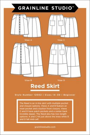 Reed Skirt Sizes 14-30 — Grainline Studios