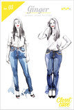 Ginger Skinny Jeans SEWING PATTERN by Closet Case Files