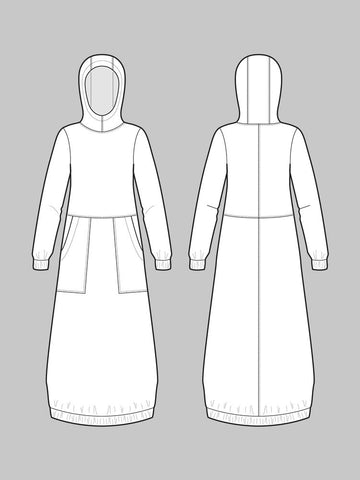 Hoodie Dress Pattern -- The Assembly Line Patterns