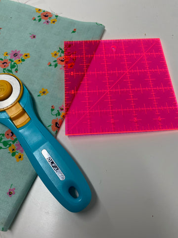 5" square acrylic ruler -- Infamous Cuts