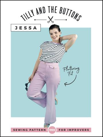 Jessa Pants & Shorts Sewing Pattern - Tilly and The Buttons