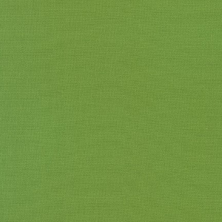 Kona Solids --  Green Grass  --- Robert Kaufman Fabrics