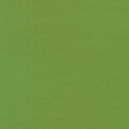 Kona Solids --  Green Grass  --- Robert Kaufman Fabrics