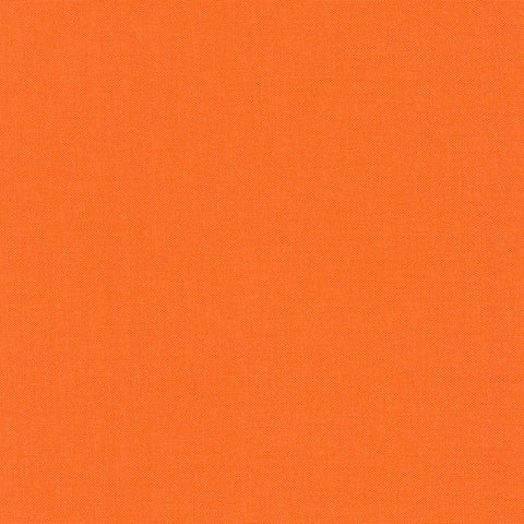 Kona Solids --  CARROT --- Robert Kaufman Fabrics