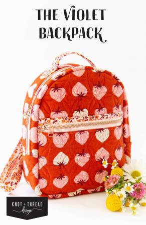 The Violet Backpack -- Knot & Thread Design