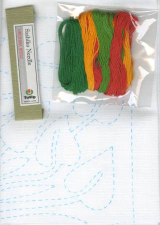 SASHIKO WORLD Hawaii Anthurium Kit