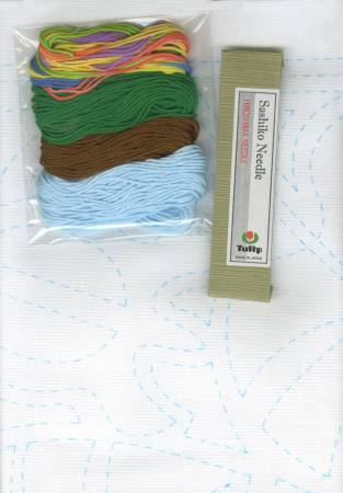 SASHIKO WORLD Hawaii Honu (Turtle) Kit
