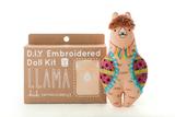 Llama Embroidery Kit --- Kiriki Press