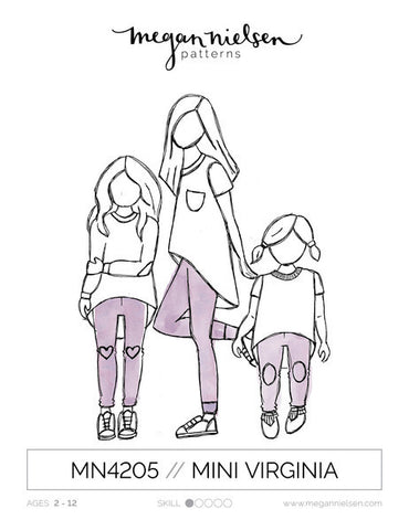Mini Virginia Leggings SEWING PATTERN by Megan Nielsen