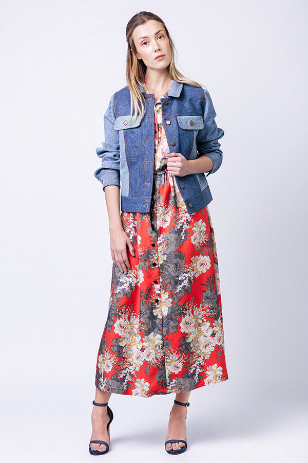 Maisa Denim Jacket Sewing Pattern --- Named Clothing